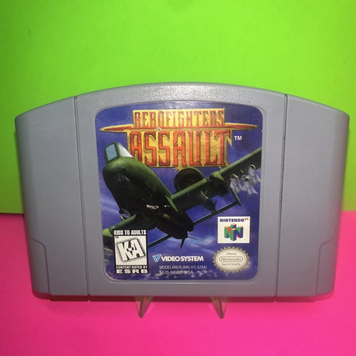 Aerofighters Assault Nintendo 64 N64 New Sealed GRADED WATA 8.0 A+ 34912640023