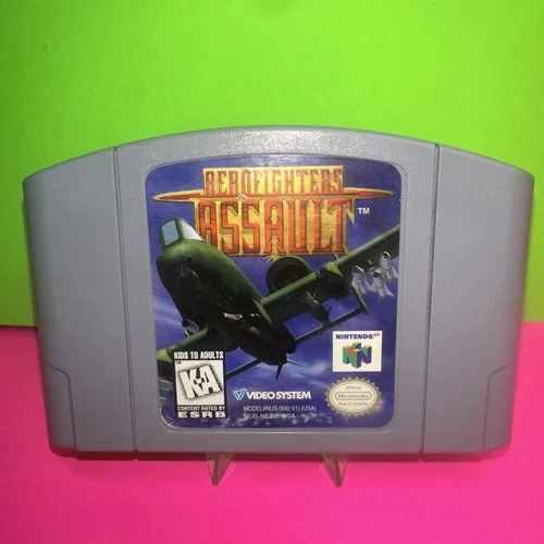 AeroFighters Assault (Nintendo 64, 1997) N64 Game Cart Only Authentic Tested