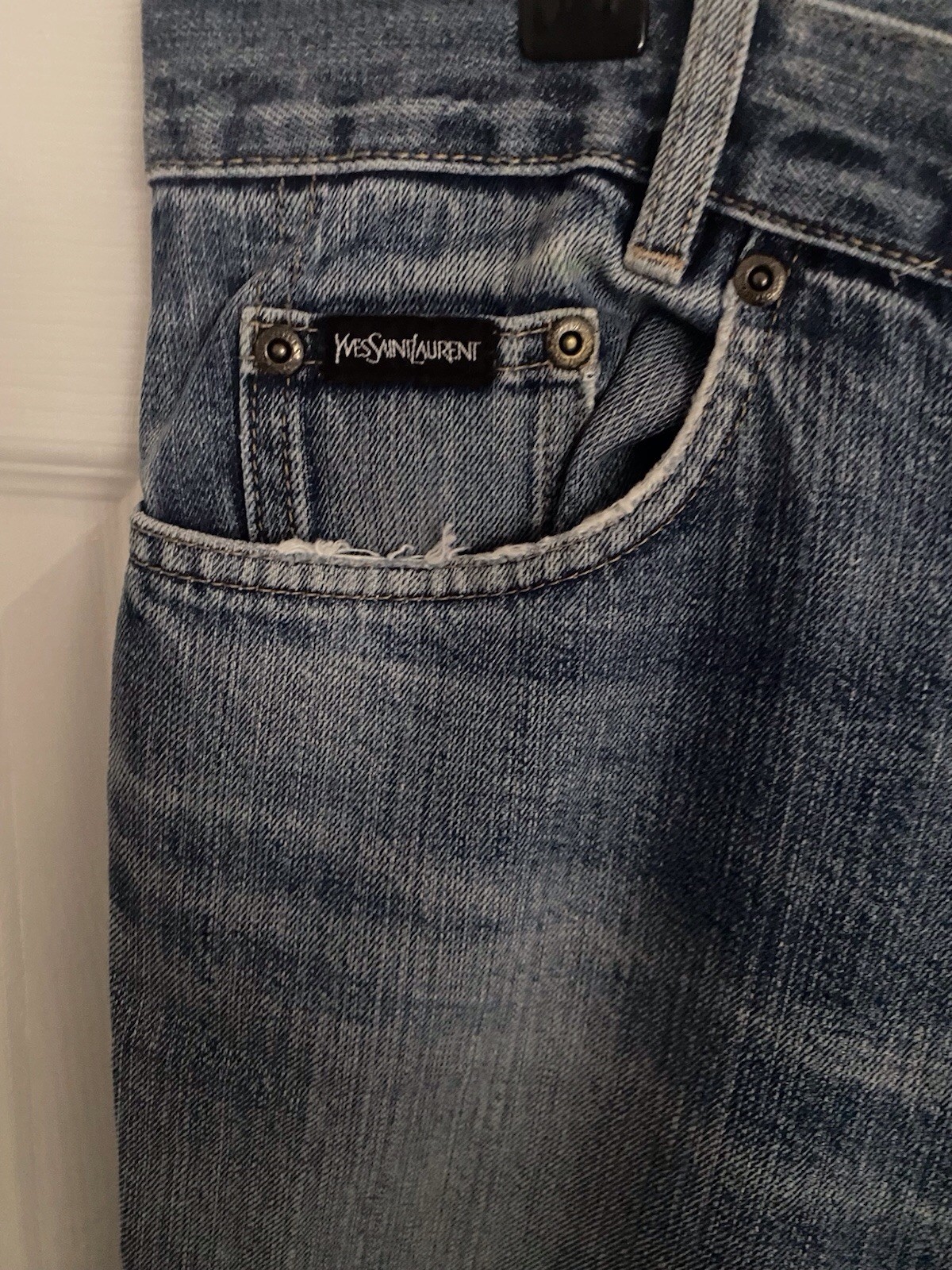 Jeans uomo Yves Saint Laurent vita 36 gamba 32