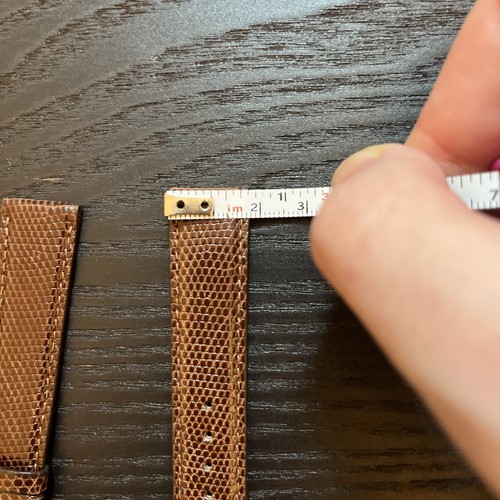 Genuine 100% Authentic Cartier Vintage Old Rare Strap 18x18mm MINT - Picture 10 of 12