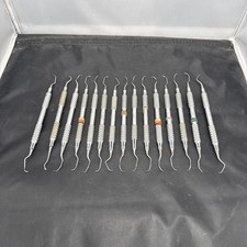 Lot of 15 Healthco Dental Tools made in USA Gracey Used
