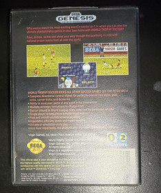 World Trophy Soccer - GEN Sega Genesis - Virgin Games - Good Condition
