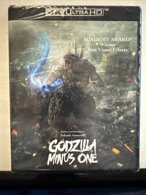 Godzilla Minus One 4K UHD New Sealed Rare OOP Takashi Yamazaki