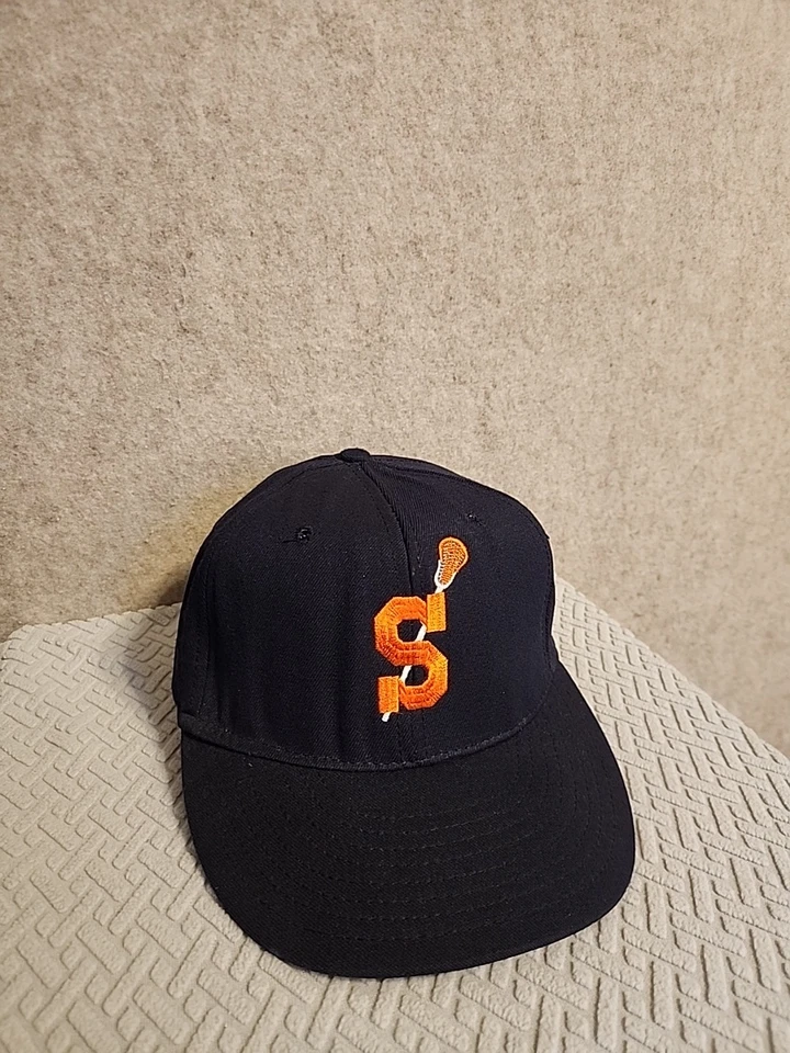 Vintage Syracuse Lacrosse Hat Pro-Line pro model fitted USA 7 1/4  rare - Image 2 of 4