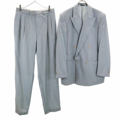 GIANFRANCO FERRE Wool Suit Gray Men s Italian Size L Top & Bottom