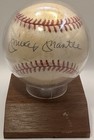 Mickey Mantle Autographed Baseball Americana Memorabilia COA See See Description — photo 1