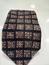 Pierre Balmain Paris Men's Silk Necktie 100% Italian Silk Made In USA EUC
