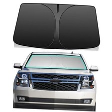 Windshield Sun Shade 4-Layer 240T Foldable UV Block for Chevy Tahoe 2015-2020
