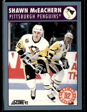 1992-93 Score Canadian #459 Shawn McEachern Hockey Card 1002B