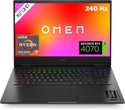 HP OMEN 16-xf0276ng 16'' Gaming AMD Ryzen 7 7840HS 1TB SSD 32GB NVidia RTX 4070