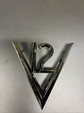 New Bd37600 Siiie Chrome Boot Motif Trunk Emblem 1971-1974 V-12e E-type Xke