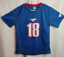 SMU MUSTANGS #18 GameDay Greats NIL NCAA Jersey previously owned 