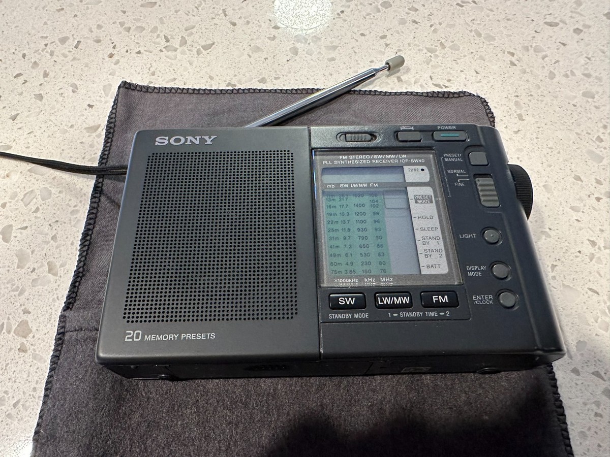 SONY ICF-SW40 ラジオ Sony ICF-SW40 Portable World Band Pocket Shortwave Radio Japan | eBay