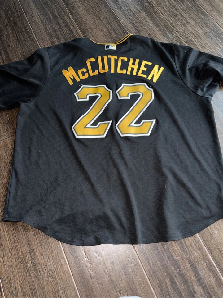 Camiseta de beisebol Majestic Andrew McCutchen Pittsburgh Pirates tamanho 3XL #22 MLB - Imagem 4 de 4