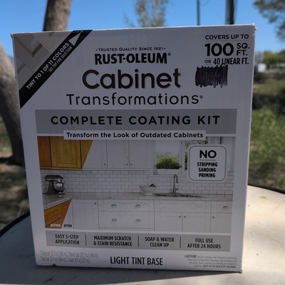 Rustoleum 258109 Light Tint Base Cabinet Transformation Kit 100 SQ Ft 40 Linear