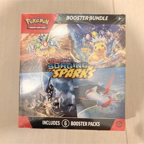 Pokémon TCG Scarlet & Violet Surging Sparks Booster Bundle Box 6 Packs English