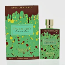 Anfar Pistachio Kunafa by Anfar Box for Men 2.7 Oz Extrait De Parfum Spray
