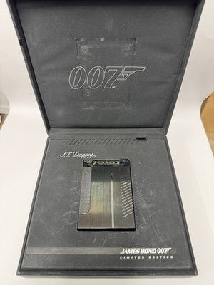 S.T. Dupont James Bond Series, Jeroboam Tischfeuerzeug Table Lighter, Black, NEU