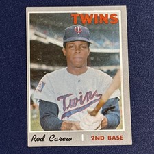 Topps 1970 Rod Carew #290 Base Set Minnesota Twins Baseball Card
