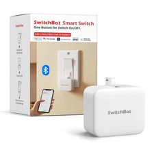 SwitchBot Smart Switch Button Pusher - Bluetooth Fingerbot for Rocker... 