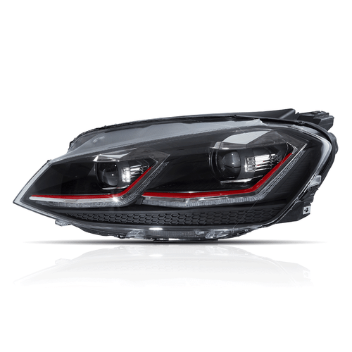 LED Headlights For VW Golf MK7.5 2018-2021 Sequential signal IP67 Waterproof - Picture 3 of 20