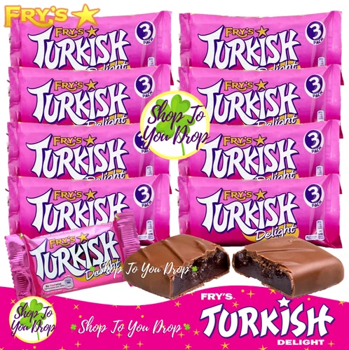 24 FRYS TURKISH DELIGHT 8 x 3 Pack 51g✨BB 12/24✨CHEAPEST✨SPECIAL OFFER✨15.95✨Bar - Picture 1 of 9