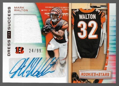 Mark Walton 2018 Rookies Stars Dress for Success Jersey Autograph RC #DFS-WA /99