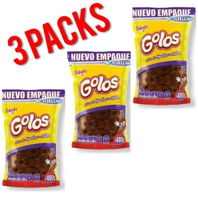 Bokados Golos Mexican Candy 3 bags 490g ea