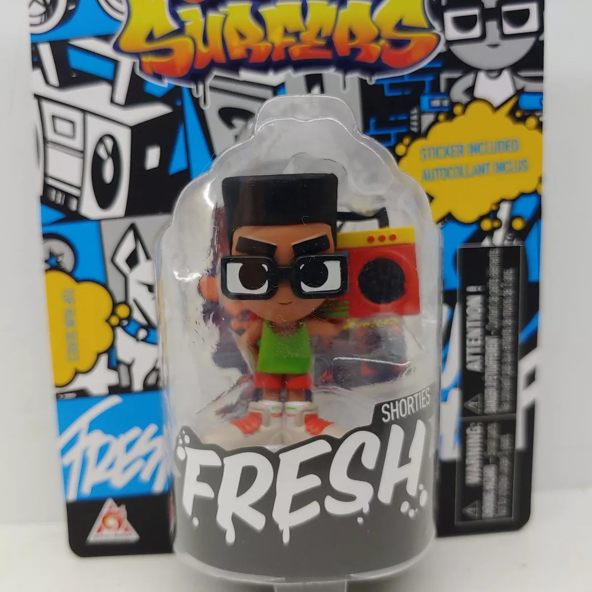 Subway Surfers Freestyle Fresh Shorties Top Run Series Figure