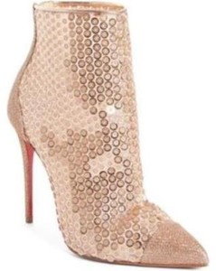 christian louboutin glitter boots
