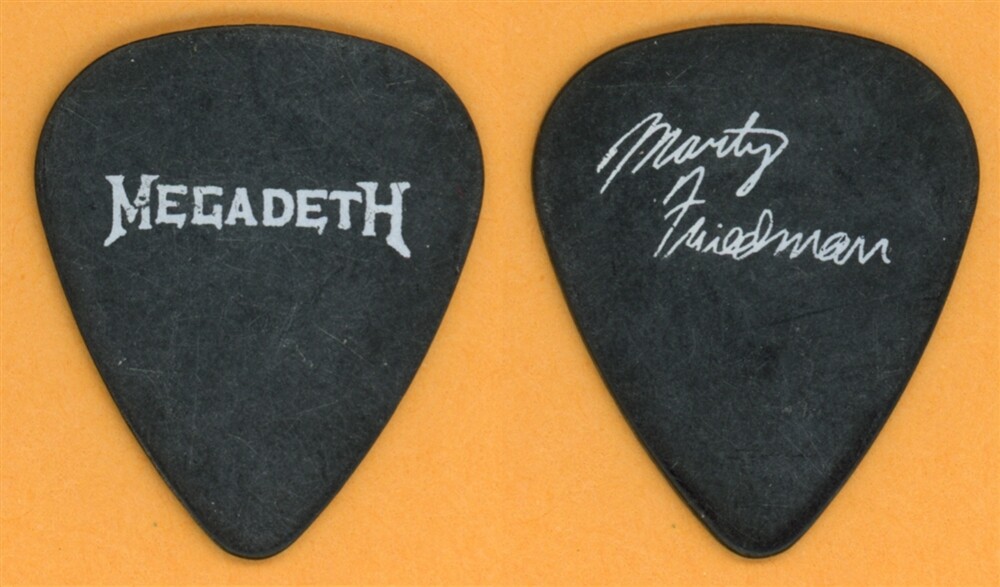 Megadeth Marty Friedman Vintage Guitar Pick - 1995 Youthanasia Tour