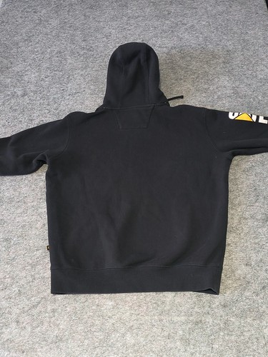 Caterpillar CAT Men’s Pullover Hoodie Size L Black - Picture 5 of 14