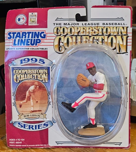1995 Starting Lineup Cooperstown Collection Bob Gibson-SEALED-NOS! FREE USA SHIP