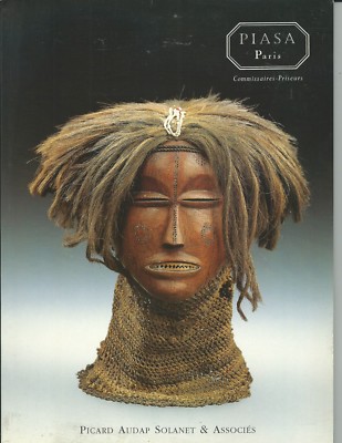 PIASA AFRICAN TRIBAL ART MASKS Saris Collection Auction Catalog 1999
