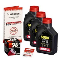 Honda CBR 600 RR (PC40) 07-16, Motul 10W30 ÖL + K&N Racing ÖLfilter, MotoröL Set
