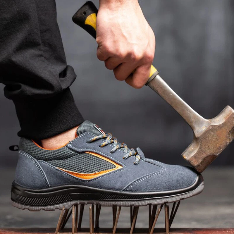 Mens Safety Work Boots Steel Toe Cap Breathable Running Hiker Sneakers US Size