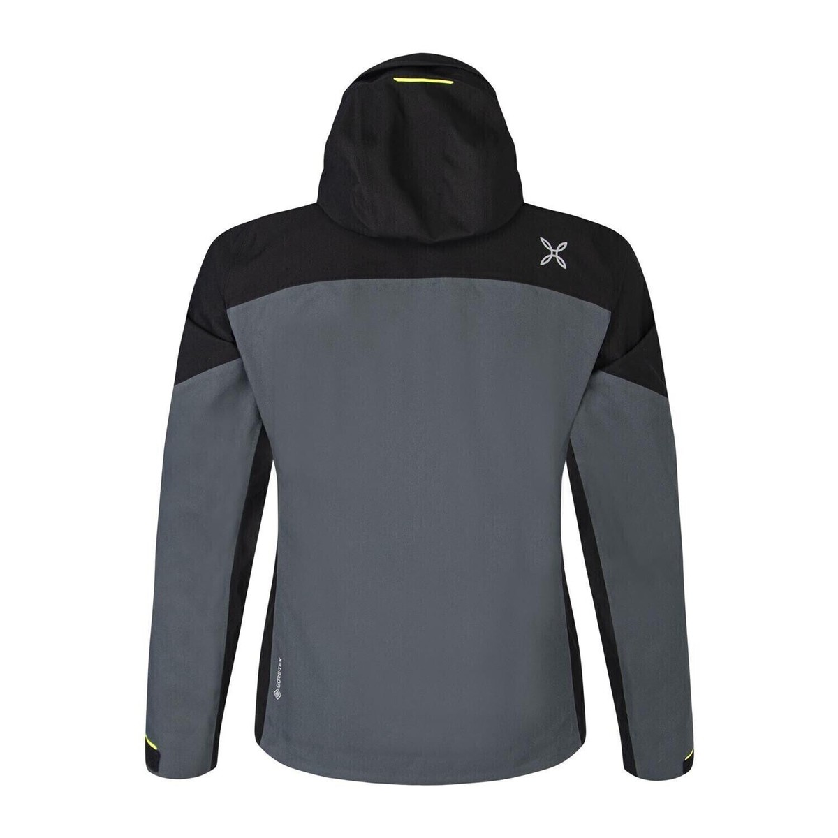 Montura argo jacket piombo giallo fluo 3l gore-tex guscio sci