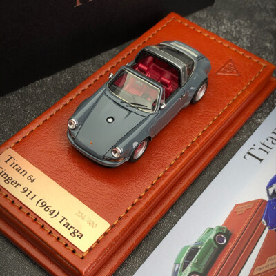 Make Up Titan 64 Porsche Singer 911 964 Targa 1:64 Diecast Car
