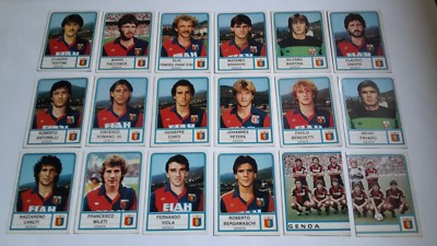 1983-84 GENOA Panini Footballers 1984 CHOOSE *** Tissue Figure ***