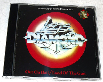 Legs Diamond - Out On Bail & Land Of The Gun    1990