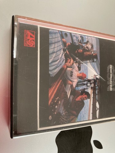 C.S.N. CROSBY STILLS NASH CASSTAPE ATLANTIC ORIGINAL TAPE & UNTESTED UKPOSTONLY - Picture 3 of 16
