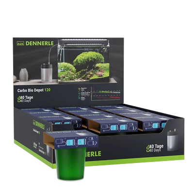 12 Stück Carbo Bio Depot 120 - Bio CO2 Depot für Dennerle Carbo Bio Style