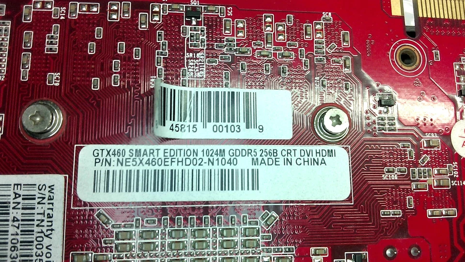 PALIT Nvidia GeForce GTX 460 1GB GDDR5 256Bits PCI Express x16 Graphics Card - Image 2 of 4