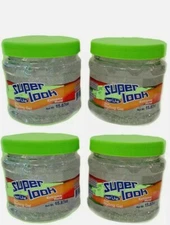 4 PACKS ~ Super look Wetline New Styling Gel extreme Hold 15.87 Oz Ea 
