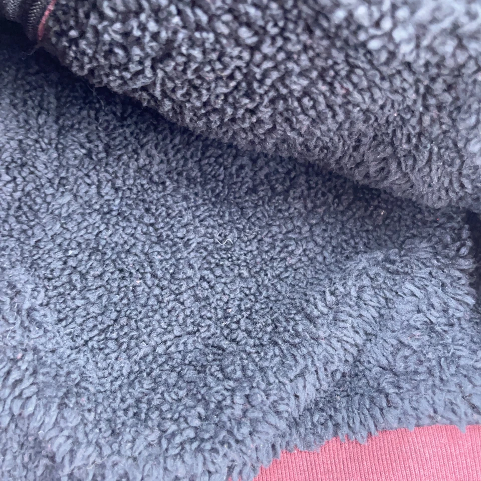 Zoo York Hoodie Boys Large Marron Sherpa Lined Full Zip Jacket Skate Youth Y2K - Image 4 of 4