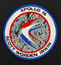 Vintage Apollo 15 Patch - Scott, Worden, Irwin