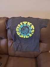 Quiksilver T-shirt Medium Black Mens Surfing