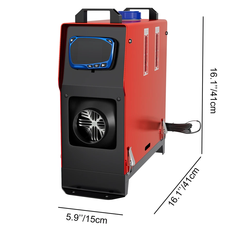 8KW 12V Luftheizung Diesel Auto PKW LKW Boot Heizung LCD Standheizung Air Heater - Bild 2 von 4