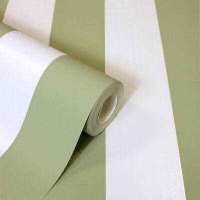 Klassische Streifen Juliette Tapete Mica Glanz Fine Decor Vinyl FD43459 Grün