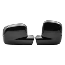 For VW Transporter T5 2003-2010 Gloss Black Door Wing Mirror Cover Cap w/ Frame